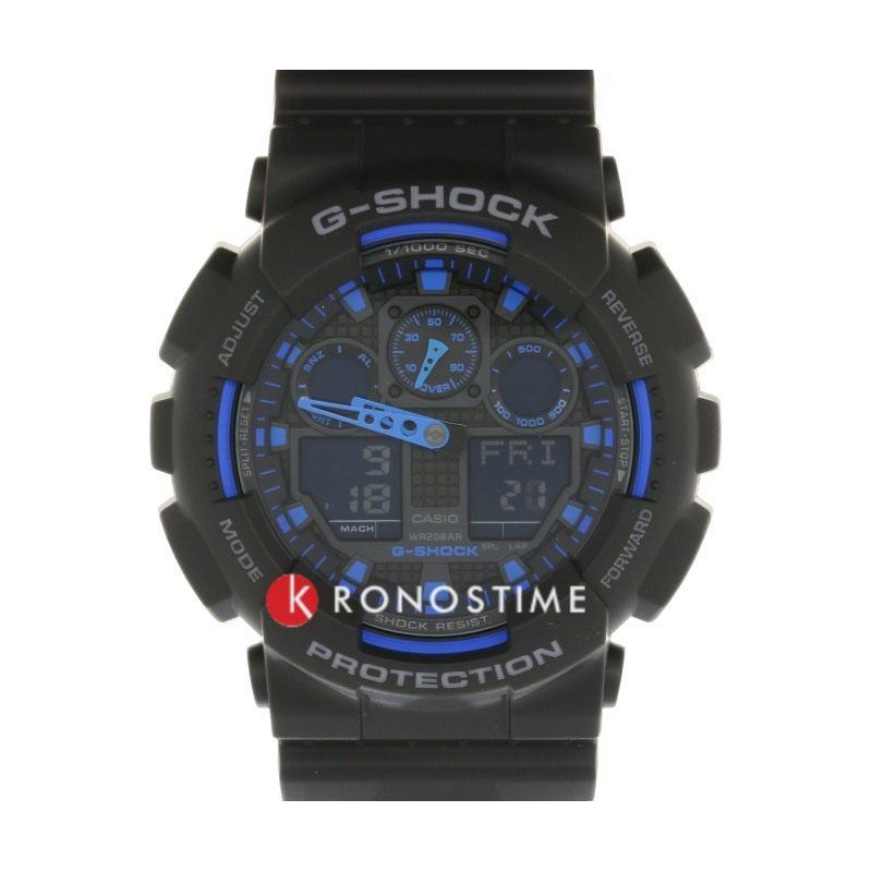 Фотография часов Casio G-Shock GA-100-1A2NDR (GA-100-1A2DR)